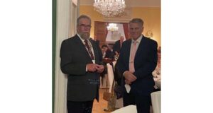 Chris Gould’s years of service honoured by WBFSH at GA